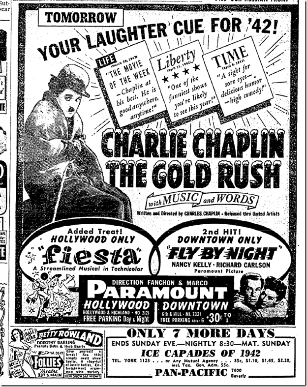 May 18, 1942, Gold Rush 
