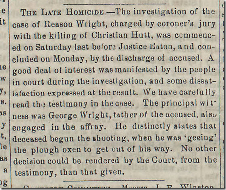 Feb. 7, 1863, Homicide 
