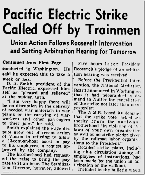 July 25, 1943, Streetcar Strike 