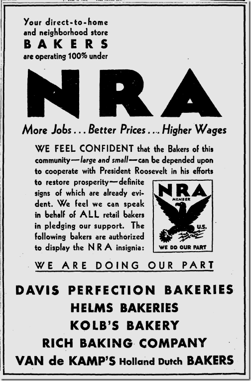 Aug. 1, 1933, N.R.A. 