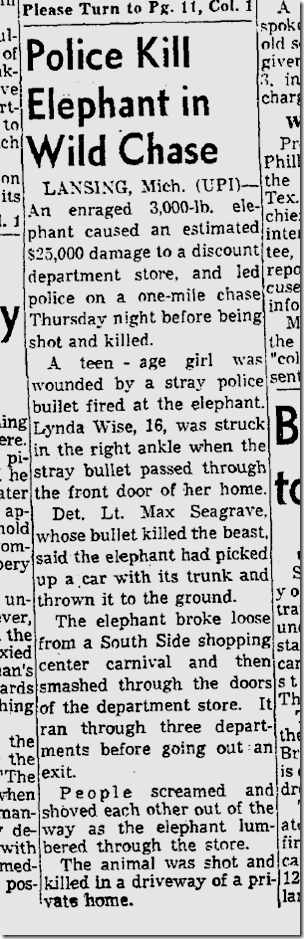 Sept. 27, 1963, Mad Elephant 