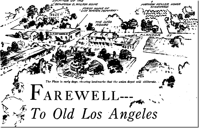 Oct. 22, 1933, Farewell to Old Los Angeles