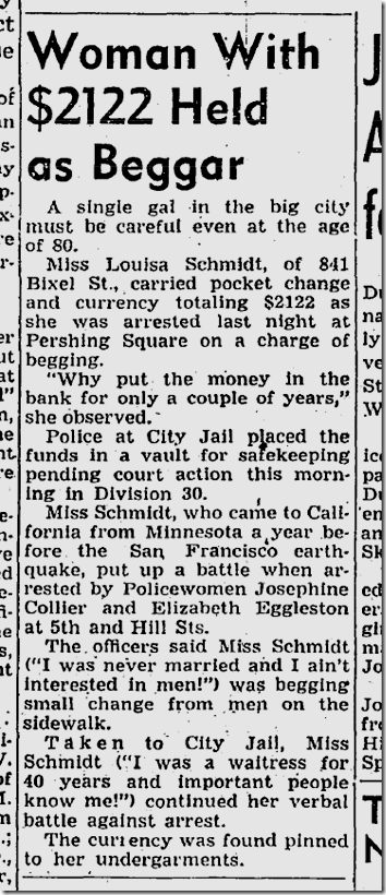 Nov. 4, 1949, Rich Beggar 
