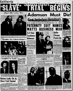 June 26, 1947, L.A. Sentinel