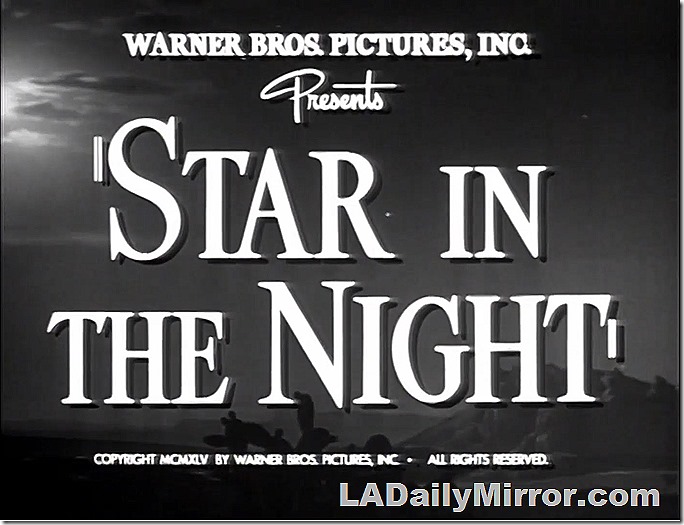 Main Title, Star in the Night, letters against clouds