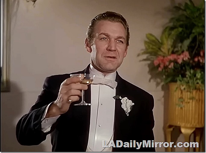 Man in tuxedo with Champagne glass. 